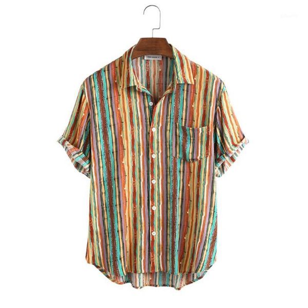 men fashion short sleeve striped shirt summer casual short sleeve lapel buttons for men 20211, White;black
men fashion short sleeve striped shirt summer casual short sleeve lapel buttons for men 20211, White;black