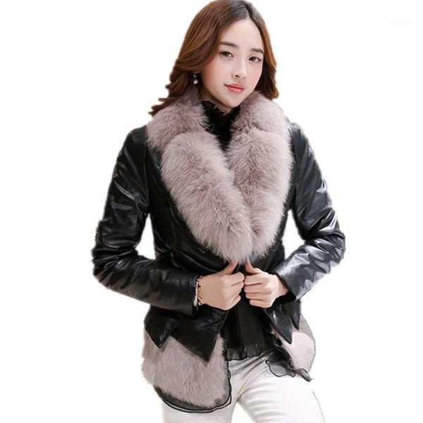 women 2020 new fashion winter artificia fur collar cotton coat loose warm hooded outwear stitching female coat yfy1131, Black
women 2020 new fashion winter artificia fur collar cotton coat loose warm hooded outwear stitching female coat yfy1131, Black