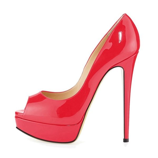 new super-thin high heels three-two feet platform peep toe genuine female leather bombs club shoes c020a yvju, Black
new super-thin high heels three-two feet platform peep toe genuine female leather bombs club shoes c020a yvju, Black