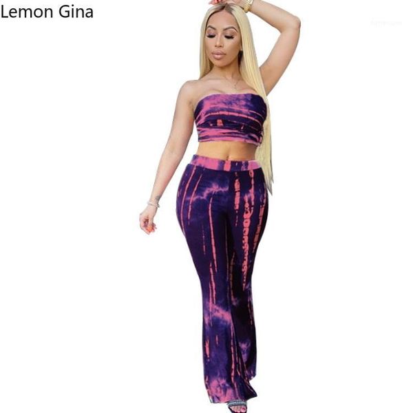 lemon gina tie dye print women's set strapless crop straight sweatpants suit two piece set club outfit tracksuit 2color1, White
lemon gina tie dye print women's set strapless crop straight sweatpants suit two piece set club outfit tracksuit 2color1, White