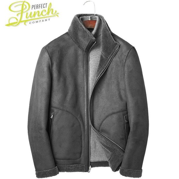 sheep winter jacket real shearling fur wool coat men double-side wear leather jackets 12cha181091y my1975, Black
sheep winter jacket real shearling fur wool coat men double-side wear leather jackets 12cha181091y my1975, Black