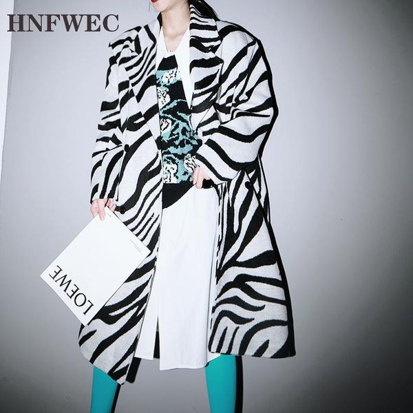 women's wool & blends women winter coat woolen coats zebra vintgae long overcoat casual striped 2021 fashion v629, Black
women's wool & blends women winter coat woolen coats zebra vintgae long overcoat casual striped 2021 fashion v629, Black