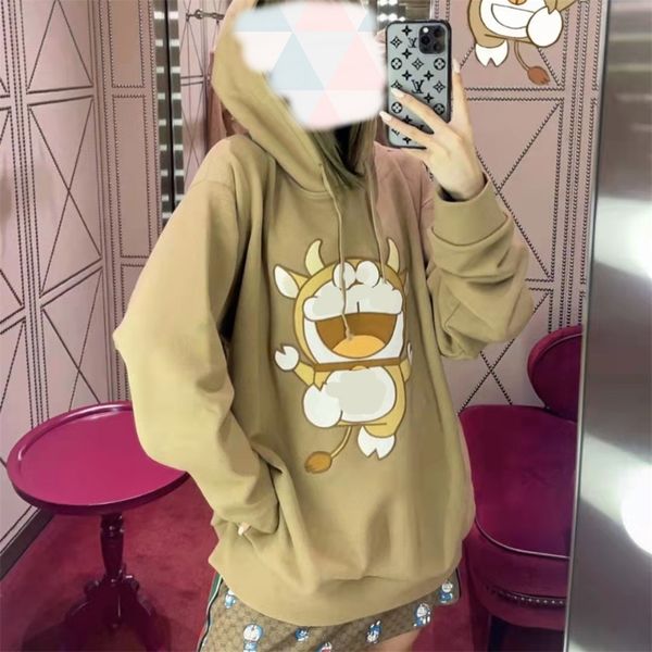 chaopai gujia spring new robot embroidery stitching age reducing terry casual hooded couple sweater, Black
chaopai gujia spring new robot embroidery stitching age reducing terry casual hooded couple sweater, Black