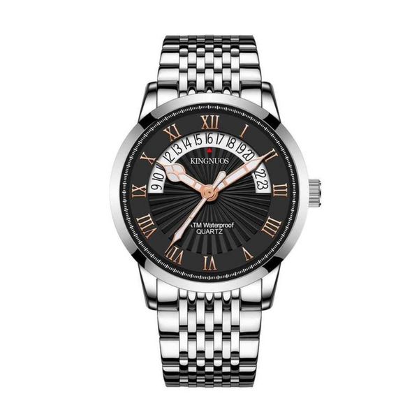 new fashion men's steel band 2020 waterproof calendar watch wormhole luminous steel band men's watch, Slivery;brown
new fashion men's steel band 2020 waterproof calendar watch wormhole luminous steel band men's watch, Slivery;brown