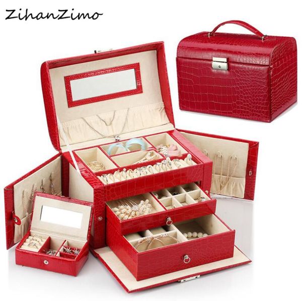 large selling fashion jewelry box simple layout 3 layers makeup organizer choker ring necklace storage box gift, Pink;blue
large selling fashion jewelry box simple layout 3 layers makeup organizer choker ring necklace storage box gift, Pink;blue