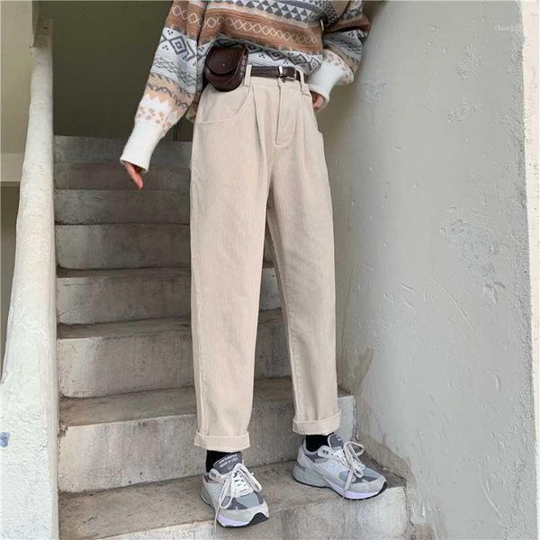 autumn and winter 2020 vintage corduroy jeans high waist jeans wide-leg pants women's casual pants1, Black;white
autumn and winter 2020 vintage corduroy jeans high waist jeans wide-leg pants women's casual pants1, Black;white