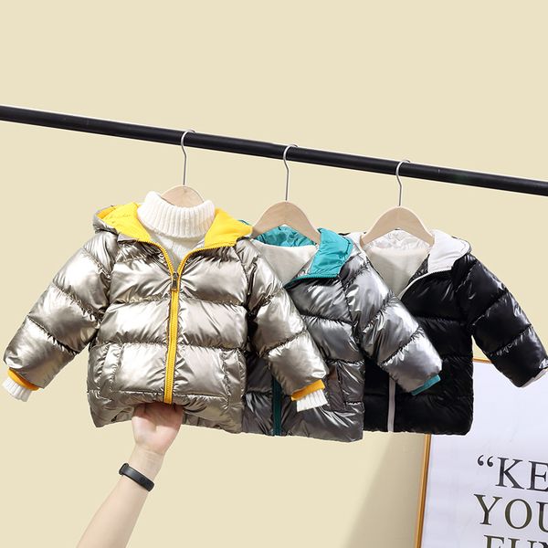 winter men's and girls' clothes children's wash down cotton padded jacket, Blue;gray
winter men's and girls' clothes children's wash down cotton padded jacket, Blue;gray