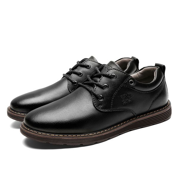 luxury men black oxford dress shoes leisure fashion genuine leather flat shoes slip- on business loafers gentleman party wedding shoes 38-44
luxury men black oxford dress shoes leisure fashion genuine leather flat shoes slip- on business loafers gentleman party wedding shoes 38-44