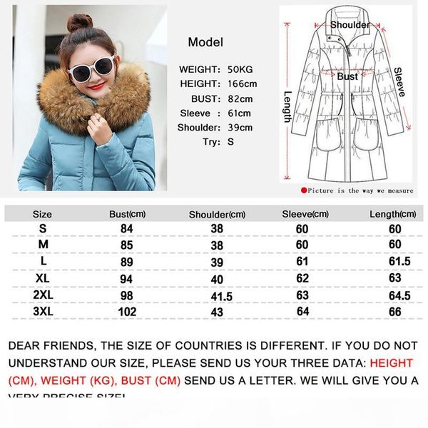 winter jacket women parkas for coat fashion female down jacket with a hood large faux fur collar coat 2018 manteau femme hiver s18101204, Black
winter jacket women parkas for coat fashion female down jacket with a hood large faux fur collar coat 2018 manteau femme hiver s18101204, Black