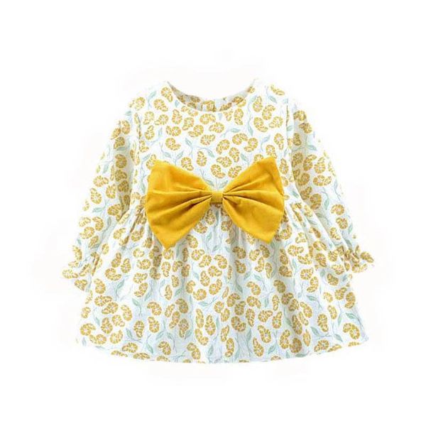 girl's dresses baby clothes girls 2021 autumn floral sweet big bow princess dress long-sleeved one-piece 0-3 years old, Red;yellow
girl's dresses baby clothes girls 2021 autumn floral sweet big bow princess dress long-sleeved one-piece 0-3 years old, Red;yellow