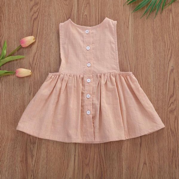 girl's dresses baby infant girls cotton linen sleeveless solid dress button cute a line fashion toddler girl born gifts clothing, Red;yellow
girl's dresses baby infant girls cotton linen sleeveless solid dress button cute a line fashion toddler girl born gifts clothing, Red;yellow