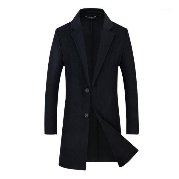 male wool coat autumn winter 2020 new style simple solid color business casual mid length lapel coat wool blends mens coats1, Black
male wool coat autumn winter 2020 new style simple solid color business casual mid length lapel coat wool blends mens coats1, Black