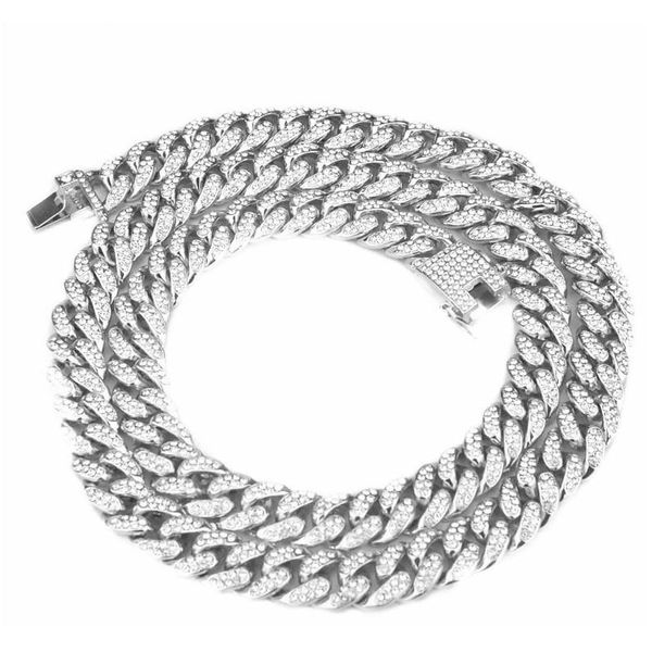 2020 bling diamond iced out chains necklace mens cuban link chain necklaces hip hop personalized sqcyxc dh_seller2010, Silver
2020 bling diamond iced out chains necklace mens cuban link chain necklaces hip hop personalized sqcyxc dh_seller2010, Silver