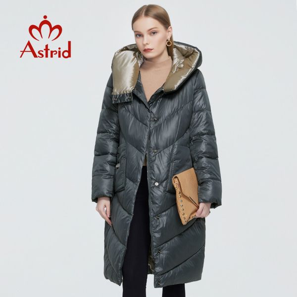 astrid new winter women's coat women long warm parka fashion jacket hooded bio-down female clothing brand new design 9556 201027, Black
astrid new winter women's coat women long warm parka fashion jacket hooded bio-down female clothing brand new design 9556 201027, Black