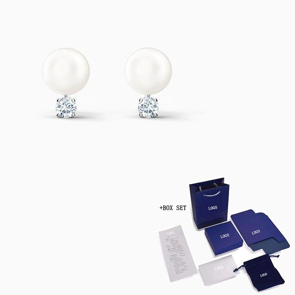 2020 fashion swa new treasure pearl pierced earrings white gold elegant round decoration crystal pearl female trend jewelry gift, Golden;silver
2020 fashion swa new treasure pearl pierced earrings white gold elegant round decoration crystal pearl female trend jewelry gift, Golden;silver
