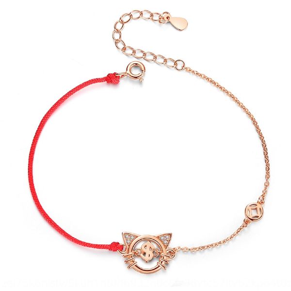 zhaocai bracelet cat catbraceletfemale sterling silver rosegolden tidecreative and simple life year red rope hand roperoyal cat jewelry scd9, Golden;silver
zhaocai bracelet cat catbraceletfemale sterling silver rosegolden tidecreative and simple life year red rope hand roperoyal cat jewelry scd9, Golden;silver