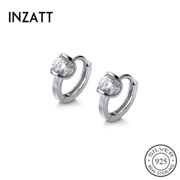 inzareal 925 sterling silver round zircon hoop earrings for fashion women party bohemian fine jewelry minimalist accessories, Golden;silver
inzareal 925 sterling silver round zircon hoop earrings for fashion women party bohemian fine jewelry minimalist accessories, Golden;silver
