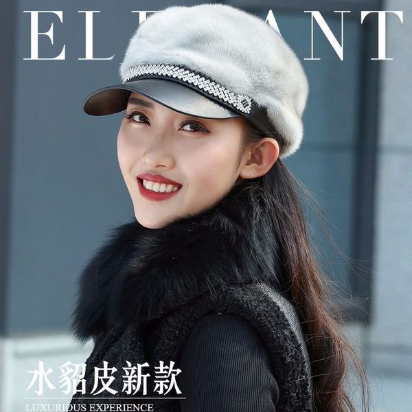 imported women's fashion duck tongue baseball cap whole mink leisure octagonal beret leather hat
imported women's fashion duck tongue baseball cap whole mink leisure octagonal beret leather hat