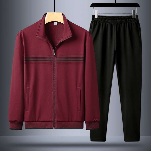 early autumn new cardigan trousers two piece suit for middle aged and elderly sports casual men's wear, Gray
early autumn new cardigan trousers two piece suit for middle aged and elderly sports casual men's wear, Gray