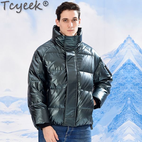 tcyeek men's winter down jacket 90% white duck down coat short thick parkas korean fashion 2020 ropa hombre lw4726 q1215, Black
tcyeek men's winter down jacket 90% white duck down coat short thick parkas korean fashion 2020 ropa hombre lw4726 q1215, Black