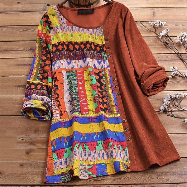 старинные печатные женские тунические туники плюс размер 4xl 5xl рубашки повседневные пэчворки o шеи с длинным рукавом пуловеры женские дамы, White
старинные печатные женские тунические туники плюс размер 4xl 5xl рубашки повседневные пэчворки o шеи с длинным рукавом пуловеры женские дамы, White