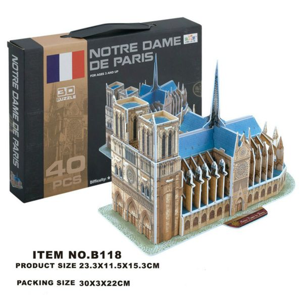 3D drawing Model DIY Toys Science Education Toy Stationery Enlightenment products souvenir gift for kids Cathédrale Notre Dame de Paris
3D drawing Model DIY Toys Science Education Toy Stationery Enlightenment products souvenir gift for kids Cathédrale Notre Dame de Paris