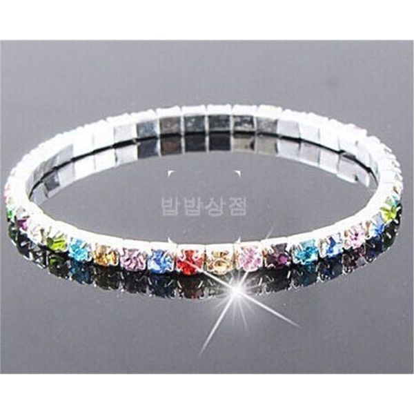 bracelets of new colorful rhinestone row single crystal diamond crystal korean fashion stretch bracelet ing
bracelets of new colorful rhinestone row single crystal diamond crystal korean fashion stretch bracelet ing