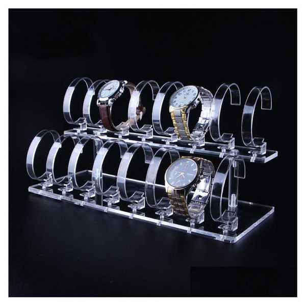 multi watch display stand clear acrylic with elastic c ring clip boutique counter showcase kiosk wrist watches organizer exhibition 8w993, Black
multi watch display stand clear acrylic with elastic c ring clip boutique counter showcase kiosk wrist watches organizer exhibition 8w993, Black