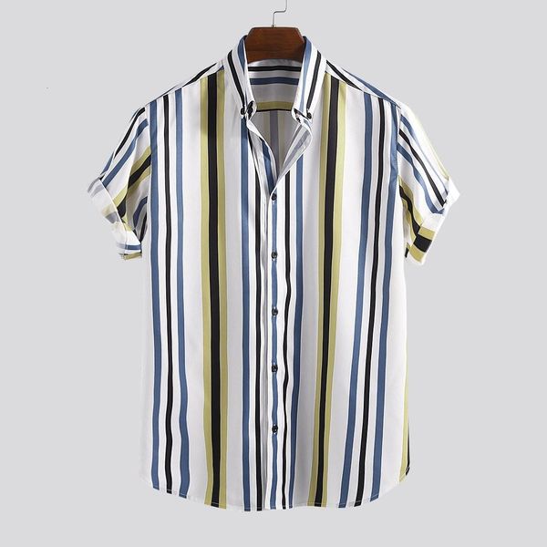 2019 new stylish men breathable striped turn down collar short sleeve loose casual shirts neu anziehen herrenbekleidung, White;black
2019 new stylish men breathable striped turn down collar short sleeve loose casual shirts neu anziehen herrenbekleidung, White;black
