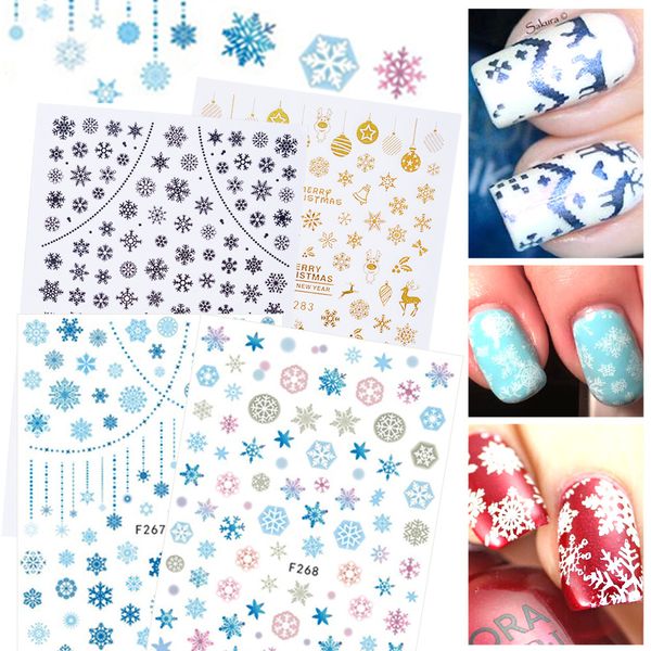3d christmas slider nail sticker decals white gold snowflakes charms new year adhesive foils for manicure beauty decor, Black
3d christmas slider nail sticker decals white gold snowflakes charms new year adhesive foils for manicure beauty decor, Black