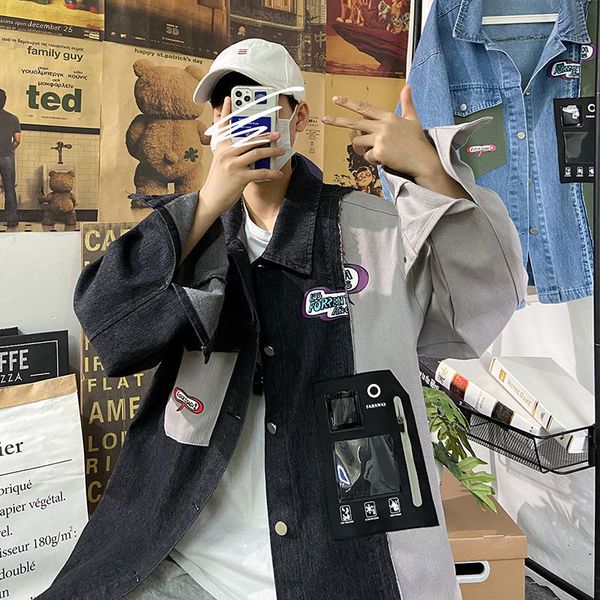 jean 2021 men's spring new fall loosely contrasting women couples sew work done jacket tools size m-5xl 4zwq, Black;brown
jean 2021 men's spring new fall loosely contrasting women couples sew work done jacket tools size m-5xl 4zwq, Black;brown