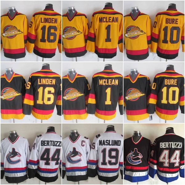 vancouver canucks 16 trevor linden retro hockey jersey 10 pavel bure 1 kirk mclean 19 markus naslund 44 todd bertuzzi jersey, Black
vancouver canucks 16 trevor linden retro hockey jersey 10 pavel bure 1 kirk mclean 19 markus naslund 44 todd bertuzzi jersey, Black