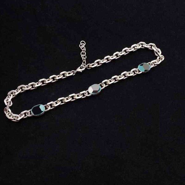 2023 designer new family gujia double letter blue enamel bracelet necklace net red same fashion temperament, Silver
2023 designer new family gujia double letter blue enamel bracelet necklace net red same fashion temperament, Silver