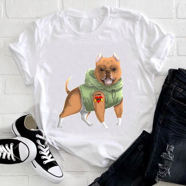 women cute dog mom cartoon trend style 90s funny printing animal clothes print tshirt female tee ladies graphic t shirt, White
women cute dog mom cartoon trend style 90s funny printing animal clothes print tshirt female tee ladies graphic t shirt, White