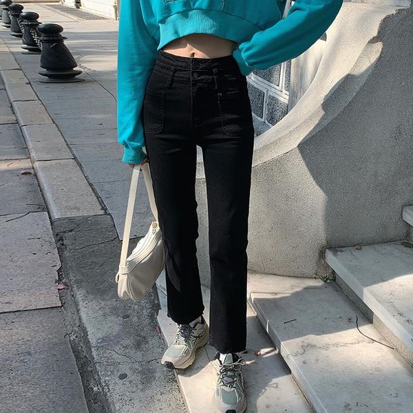 women's jeans high waist straight slim korean style vintage denim trousers female casual streetwear boyfriend jeans 2021 new, Blue
women's jeans high waist straight slim korean style vintage denim trousers female casual streetwear boyfriend jeans 2021 new, Blue