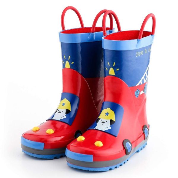 kushyshoo rain boots kids children' rubber boots 3d fire truck printed toddler boy rainboots kalosze dla dzieci q1216, Black;grey
kushyshoo rain boots kids children' rubber boots 3d fire truck printed toddler boy rainboots kalosze dla dzieci q1216, Black;grey