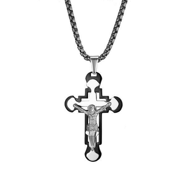 pendant necklaces boniskiss men's 2021 long fashion cross gold suspension man stainless steel silver color charming necklace
pendant necklaces boniskiss men's 2021 long fashion cross gold suspension man stainless steel silver color charming necklace
