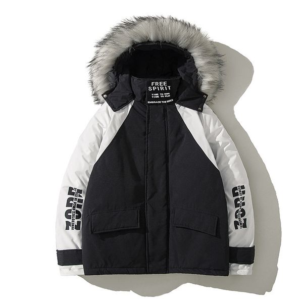 2021 the new winter couple thickened heat great male skin collar down cotton-padded fashion long nice work done with jacket tools 3pyd, Black
2021 the new winter couple thickened heat great male skin collar down cotton-padded fashion long nice work done with jacket tools 3pyd, Black