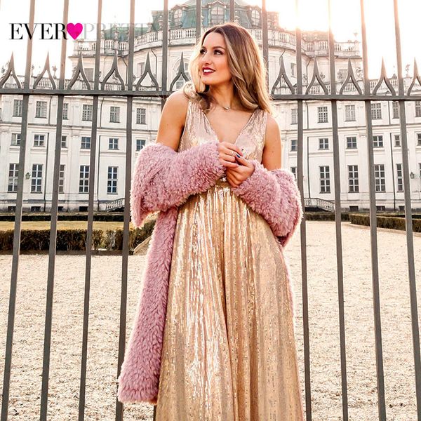 rose gold saudi arabia evening dresses for women ever pretty a-line v-neck sequined formal party gowns vestidos lj201118, White;black
rose gold saudi arabia evening dresses for women ever pretty a-line v-neck sequined formal party gowns vestidos lj201118, White;black