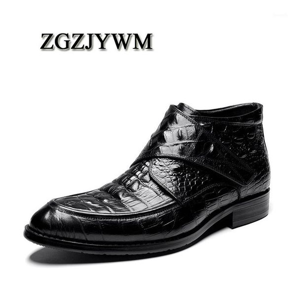 boots zgzjywm pointed toe slip-on ankle crocodile pattern men genuine leather motorcycle for shoes1, Black
boots zgzjywm pointed toe slip-on ankle crocodile pattern men genuine leather motorcycle for shoes1, Black