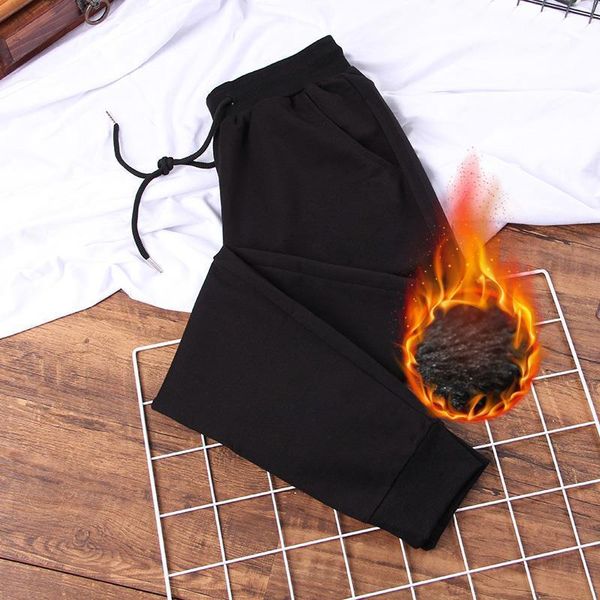 winter new black warm trousers women loose plus size street korean plus velvet thickening sports casual pants female harem pants, Black;white
winter new black warm trousers women loose plus size street korean plus velvet thickening sports casual pants female harem pants, Black;white
