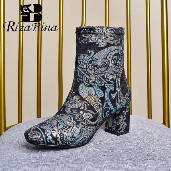 rizabina plus size 33-43 women ankle boots fashion stretch boots new fashion winter shoes women daily office lady footwear, Black
rizabina plus size 33-43 women ankle boots fashion stretch boots new fashion winter shoes women daily office lady footwear, Black