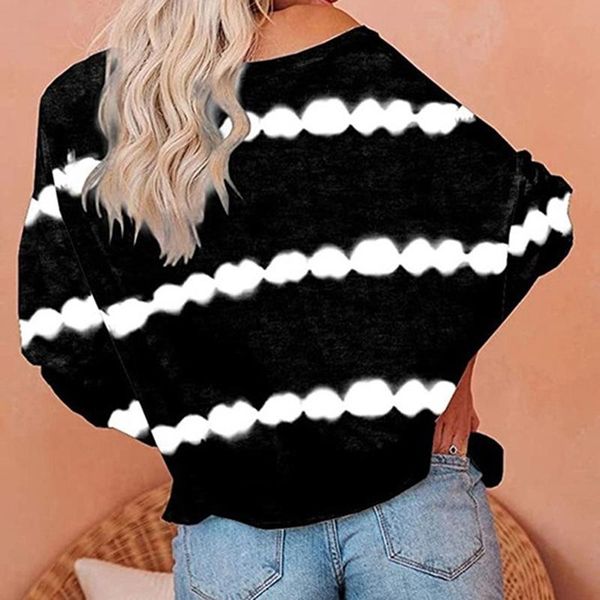 women's t-shirt 2021 autumn large size women striped casual long sleeve oversized loose pullover shirt fashion ladies, White
women's t-shirt 2021 autumn large size women striped casual long sleeve oversized loose pullover shirt fashion ladies, White