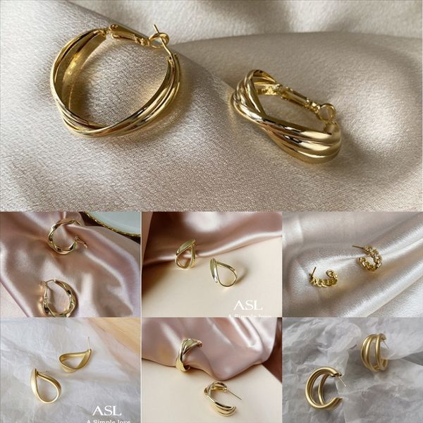 lvih new arrival jacket quality classic design cubic zirconia earring round small gold plated ear studs steel stainless fashion, Golden
lvih new arrival jacket quality classic design cubic zirconia earring round small gold plated ear studs steel stainless fashion, Golden