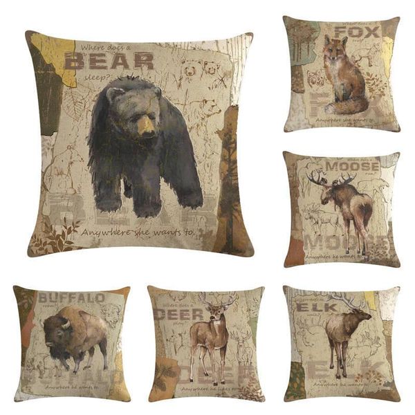 retro animals design decorative pillow covers bird bear deer throw pillow case 45x45cm cotton linen cushion covers
retro animals design decorative pillow covers bird bear deer throw pillow case 45x45cm cotton linen cushion covers