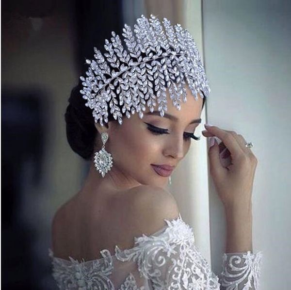 luxury crystal bridal tiara wedding hair jewelry golden rhinestone bridal hair accessories wedding headpieces2497, Silver
luxury crystal bridal tiara wedding hair jewelry golden rhinestone bridal hair accessories wedding headpieces2497, Silver
