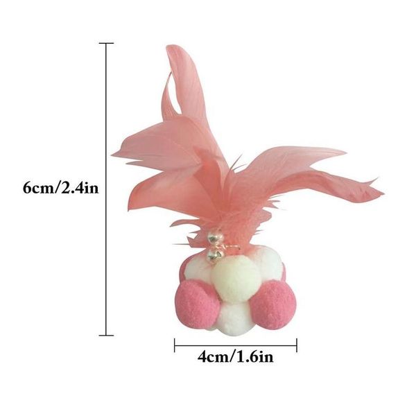 1pc cat ball toy interactive fake feather soft cat toy cat chew toy kitten bell toys pet supplie qylmqt
1pc cat ball toy interactive fake feather soft cat toy cat chew toy kitten bell toys pet supplie qylmqt