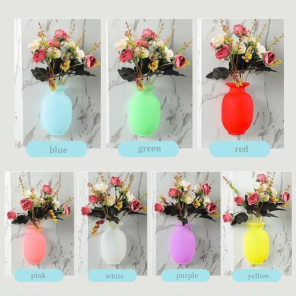 magic silicone vases with suction cup plant container wall hanging indoor handmade diy pots home decor accessories soft flower bottle
magic silicone vases with suction cup plant container wall hanging indoor handmade diy pots home decor accessories soft flower bottle