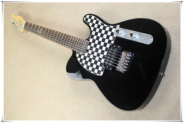 custom black body electric guitar with chrome hardware,humbucking pickups,black/white pickguard,can be customized
custom black body electric guitar with chrome hardware,humbucking pickups,black/white pickguard,can be customized