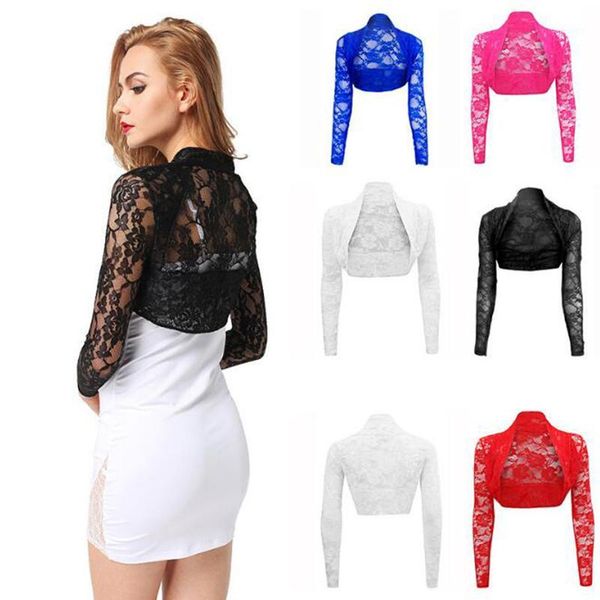 2020 autumn spring female jacket ladies long sleeve cropped shrug black coat fashion lace bolero plus size womens coats1, Black;brown
2020 autumn spring female jacket ladies long sleeve cropped shrug black coat fashion lace bolero plus size womens coats1, Black;brown